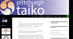 Desktop Screenshot of pittsburghtaiko.com