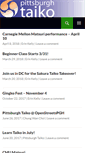 Mobile Screenshot of pittsburghtaiko.com