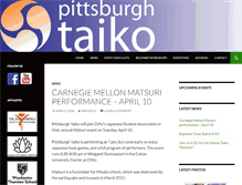 Tablet Screenshot of pittsburghtaiko.com
